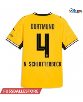 Günstige Borussia Dortmund Nico Schlotterbeck #4 Heimtrikot 2026-27 Kurzarm